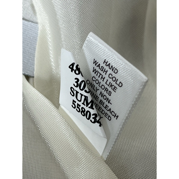 Banana Republic Strapless Silk Floral Top Size 6 A Line Babydoll Ruffle Feminine - Picture 12 of 13